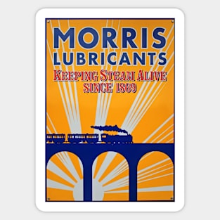 Tin Plate Sign - Morris Lubricants Sticker